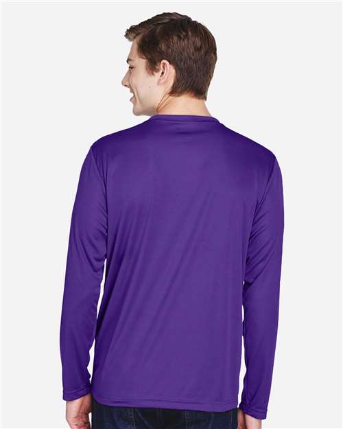 Team 365 TT11L Men's Zone Performance Long Sleeve T-Shirt - Back view