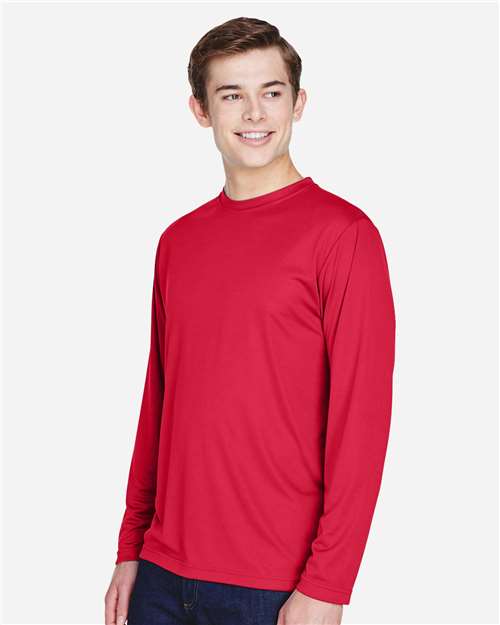 Team 365 TT11L Men's Zone Performance Long Sleeve T-Shirt - Side view