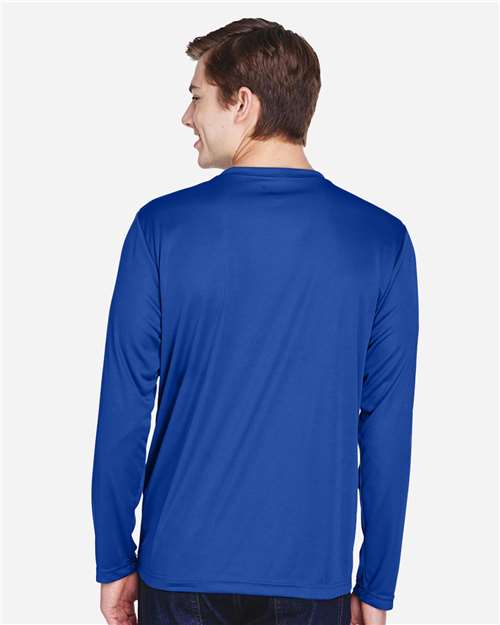 Team 365 TT11L Men's Zone Performance Long Sleeve T-Shirt - Back view