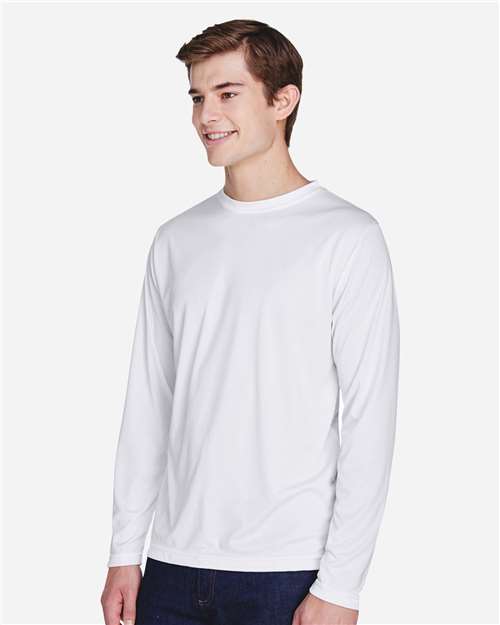Team 365 TT11L Men's Zone Performance Long Sleeve T-Shirt - Side view