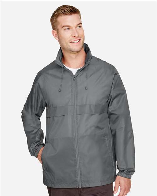 Team 365 TT73 Unisex Zone Protect Lightweight Jacket - Front view