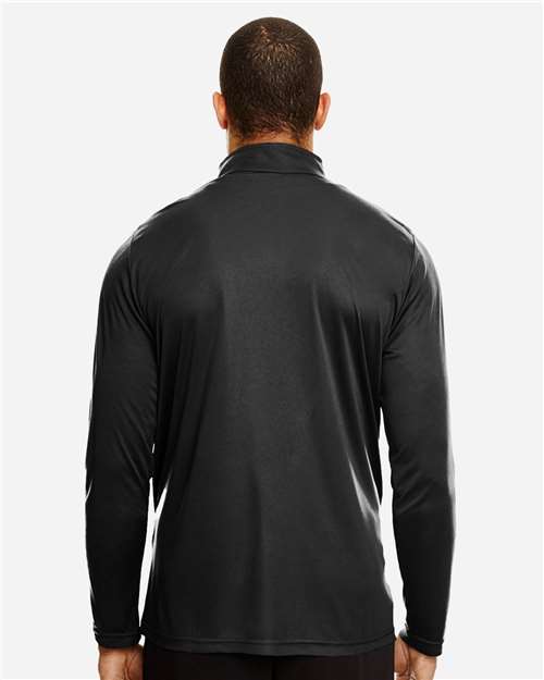 Team 365 TT31 Men's Zone Performance Quarter-Zip Pullover - Back view