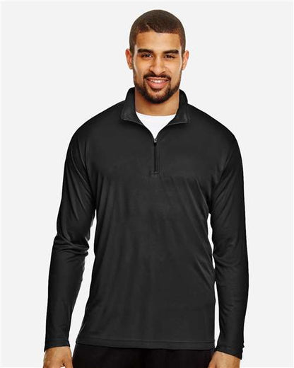 Team 365 TT31 Men's Zone Performance Quarter-Zip Pullover - Front view
