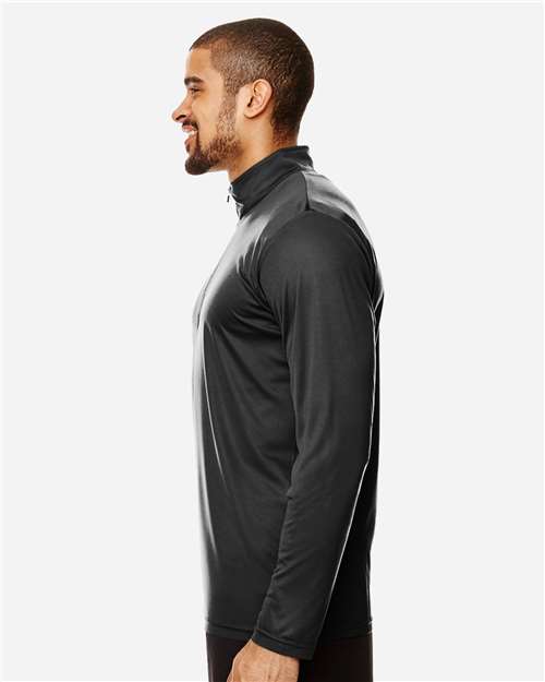 Team 365 TT31 Men's Zone Performance Quarter-Zip Pullover - Side view