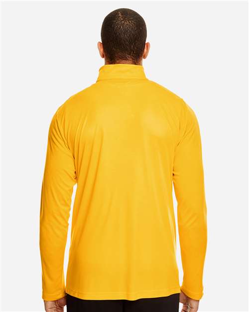 Team 365 TT31 Men's Zone Performance Quarter-Zip Pullover - Back view