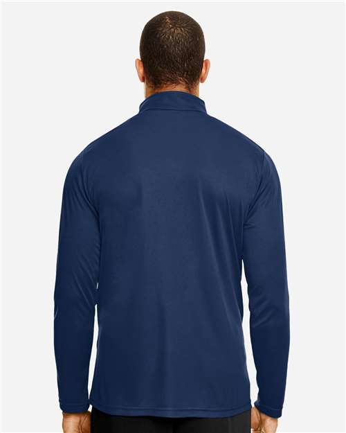 Team 365 TT31 Men's Zone Performance Quarter-Zip Pullover - Back view