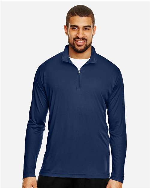 Team 365 TT31 Men's Zone Performance Quarter-Zip Pullover - Front view