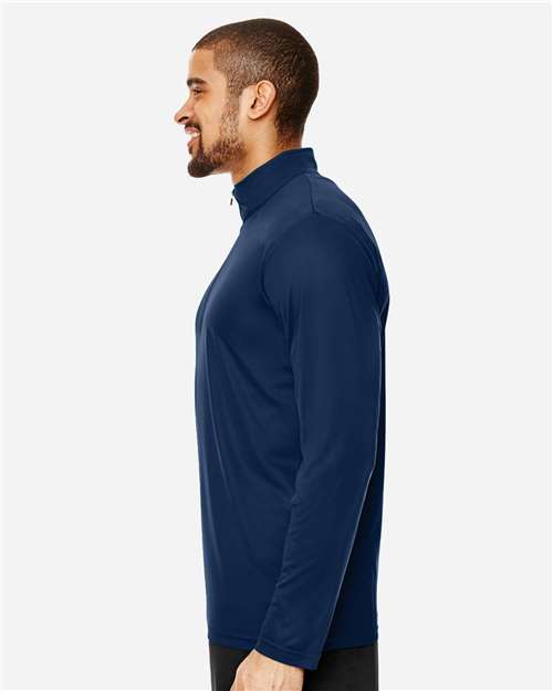 Team 365 TT31 Men's Zone Performance Quarter-Zip Pullover - Side view