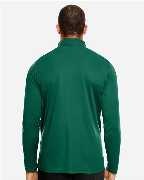 Team 365 TT31 Men's Zone Performance Quarter-Zip Pullover - Back view