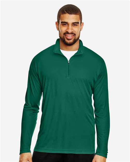 Team 365 TT31 Men's Zone Performance Quarter-Zip Pullover - Front view