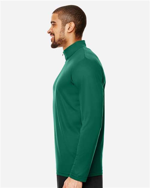 Team 365 TT31 Men's Zone Performance Quarter-Zip Pullover - Side view