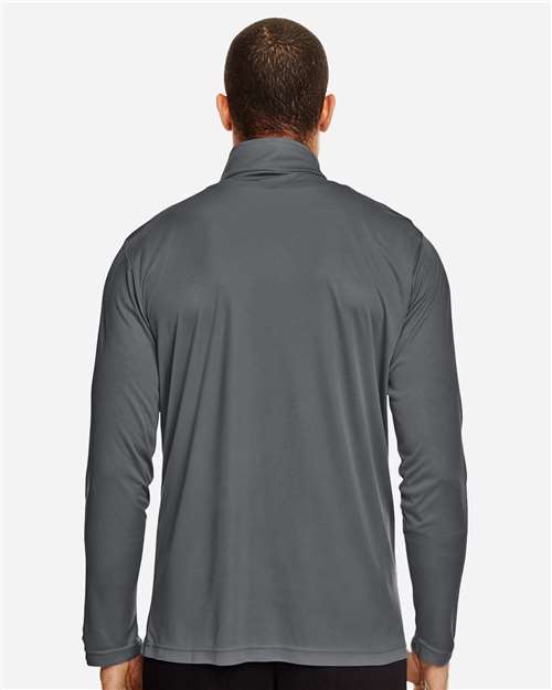 Team 365 TT31 Men's Zone Performance Quarter-Zip Pullover - Back view