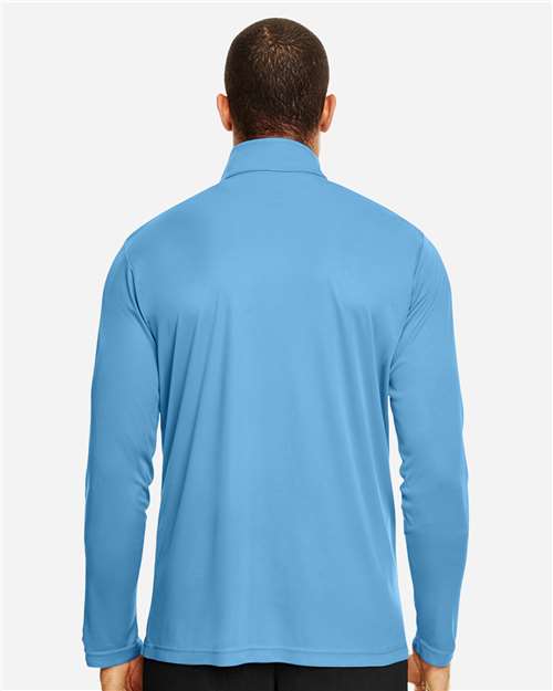 Team 365 TT31 Men's Zone Performance Quarter-Zip Pullover - Back view