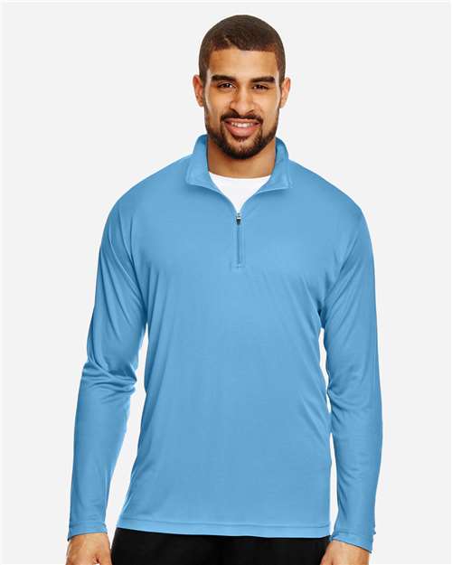 Team 365 TT31 Men's Zone Performance Quarter-Zip Pullover - Front view