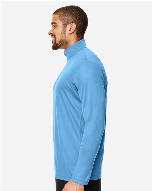 Team 365 TT31 Men's Zone Performance Quarter-Zip Pullover - Side view