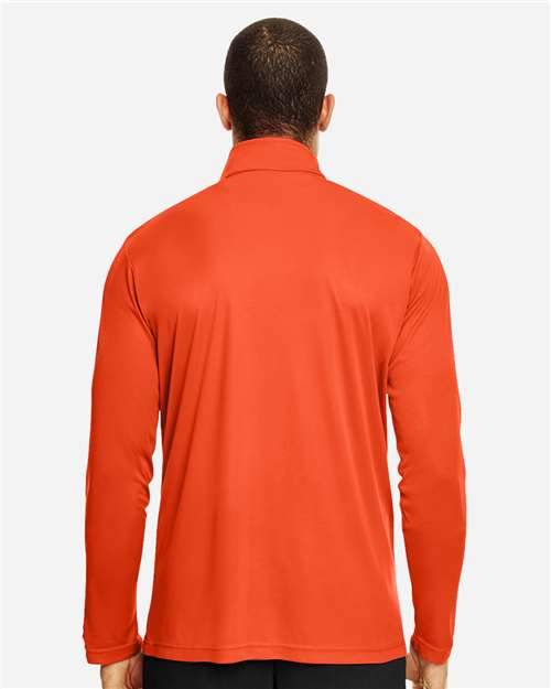 Team 365 TT31 Men's Zone Performance Quarter-Zip Pullover - Back view
