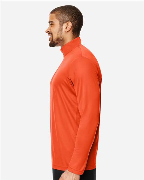 Team 365 TT31 Men's Zone Performance Quarter-Zip Pullover - Side view