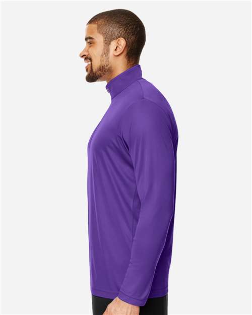 Team 365 TT31 Men's Zone Performance Quarter-Zip Pullover - Side view
