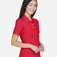 Harriton M265W Women's Easy Blend Polo - Side view