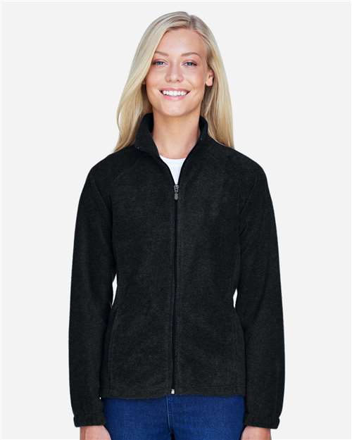 Harriton M990W Women's Full-Zip Fleece - Front view