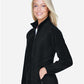 Harriton M990W Women's Full-Zip Fleece - Side view