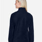 Harriton M990W Women's Full-Zip Fleece - Back view