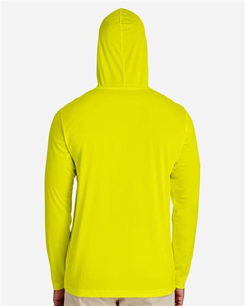 Team 365 TT41 Men's Zone Performance Hooded T-Shirt - Back view