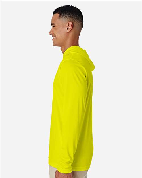 Team 365 TT41 Men's Zone Performance Hooded T-Shirt - Side view