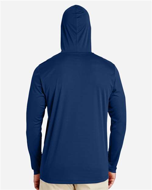 Team 365 TT41 Men's Zone Performance Hooded T-Shirt - Back view