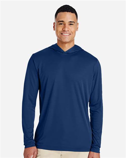 Team 365 TT41 Men's Zone Performance Hooded T-Shirt - Front view