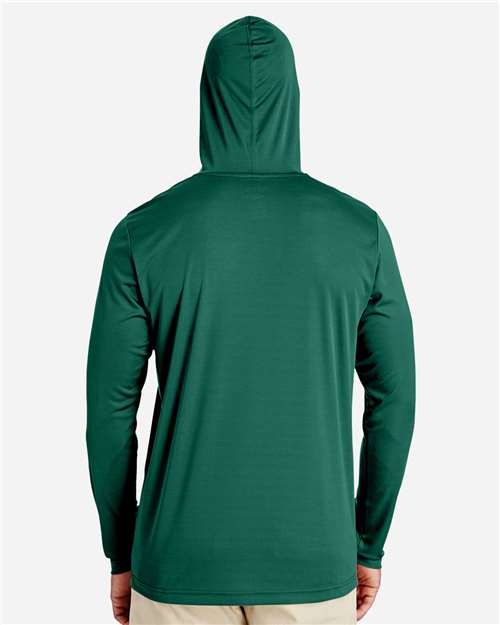 Team 365 TT41 Men's Zone Performance Hooded T-Shirt - Back view