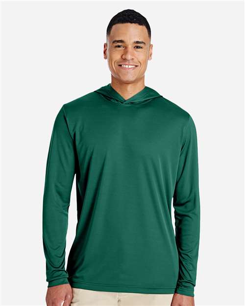 Team 365 TT41 Men's Zone Performance Hooded T-Shirt - Front view