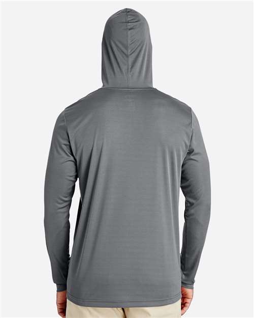 Team 365 TT41 Men's Zone Performance Hooded T-Shirt - Back view