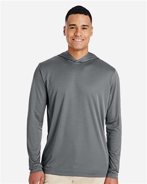 Team 365 TT41 Men's Zone Performance Hooded T-Shirt - Front view