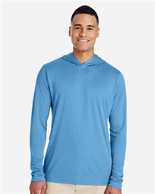 Team 365 TT41 Men's Zone Performance Hooded T-Shirt - Front view