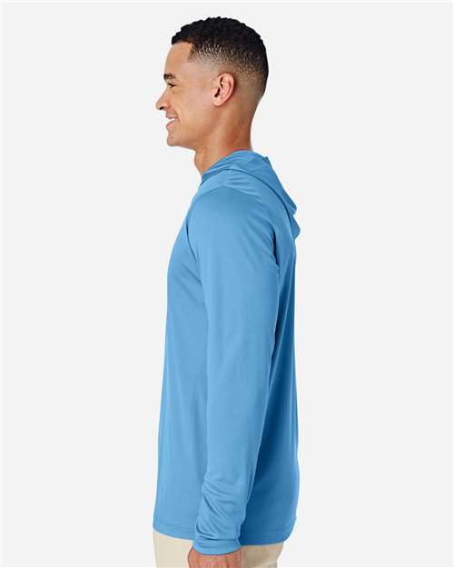 Team 365 TT41 Men's Zone Performance Hooded T-Shirt - Side view