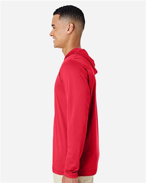 Team 365 TT41 Men's Zone Performance Hooded T-Shirt - Side view