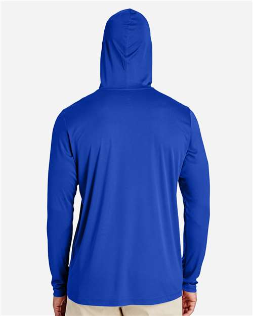 Team 365 TT41 Men's Zone Performance Hooded T-Shirt - Back view