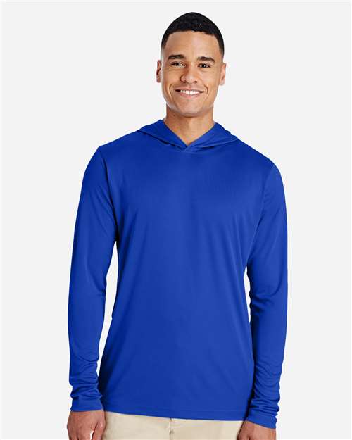 Team 365 TT41 Men's Zone Performance Hooded T-Shirt - Front view