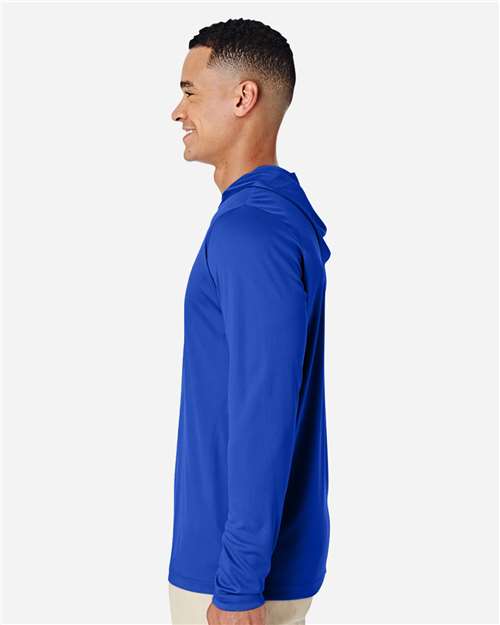 Team 365 TT41 Men's Zone Performance Hooded T-Shirt - Side view