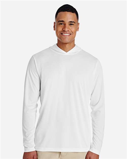 Team 365 TT41 Men's Zone Performance Hooded T-Shirt - Front view
