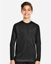 Team 365 TT11YL Youth Zone Performance Long Sleeve T-Shirt - Front view