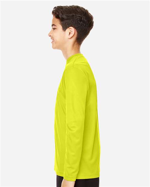Team 365 TT11YL Youth Zone Performance Long Sleeve T-Shirt - Side view