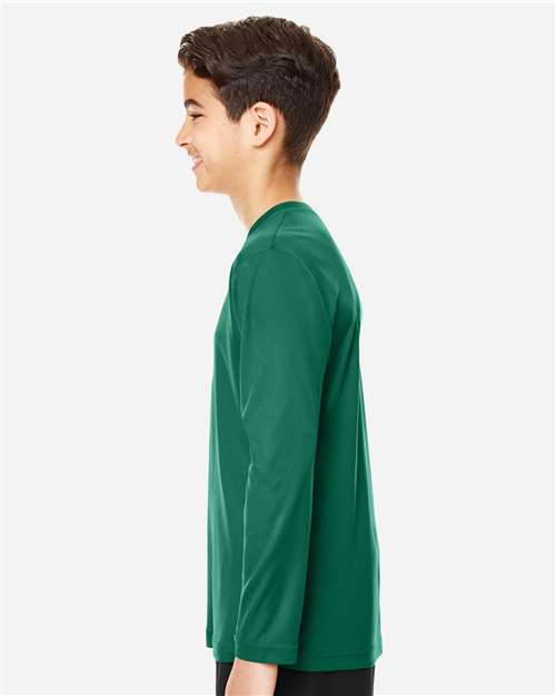 Team 365 TT11YL Youth Zone Performance Long Sleeve T-Shirt - Side view