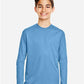 Team 365 TT11YL Youth Zone Performance Long Sleeve T-Shirt - Front view