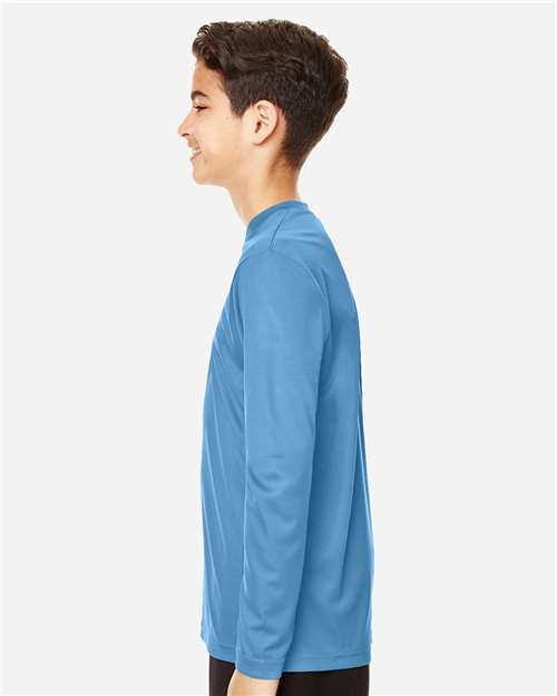 Team 365 TT11YL Youth Zone Performance Long Sleeve T-Shirt - Side view