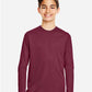 Team 365 TT11YL Youth Zone Performance Long Sleeve T-Shirt - Front view