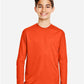 Team 365 TT11YL Youth Zone Performance Long Sleeve T-Shirt - Front view