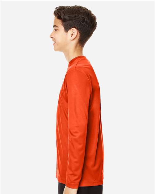 Team 365 TT11YL Youth Zone Performance Long Sleeve T-Shirt - Side view