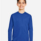 Team 365 TT11YL Youth Zone Performance Long Sleeve T-Shirt - Front view